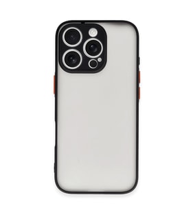 Apple İphone 16 Pro Kılıf Montreal Silikon Kapak - Siyah