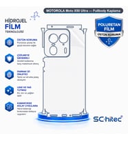 SChitec MOTOROLA Moto X50 Ultra Uyumlu Fullbody Arka Kaplama Hidrojel Koruyucu Film