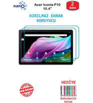 Acer Iconia P10 10.4" İçin Nano Ekran Koruyucu 9h Esnek 2 ADET