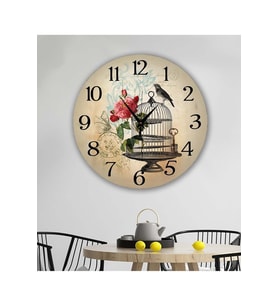 bilge Tasarım retro Duvar Saati 35 x 35CM (Karışık)