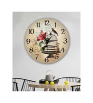 bilge Tasarım retro Duvar Saati 35 x 35CM (Karışık)