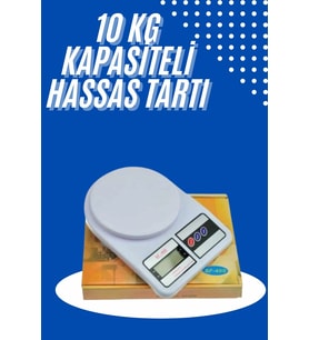 Yeni Nesil Taşınabilir Dijital Hassas Mutfak Tartısı Mutfak Terazisi Hassas Ölçüm 10 Kg