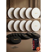 Midex BR-911X 10'lu Bendir Def Toptan Paket Akort Ayarlı EL Tutma Oyuklu Çantalı
