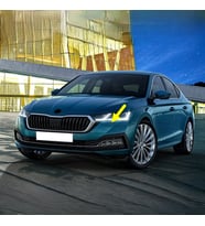 Skoda Octavia 4 2020-2024 Sol Ön Far Yıkama Kapağı 5E3955109