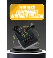Powerbank Bluetooth Kulaklık  Kulaklığı Yüksek Ses Kaliteli