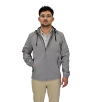 Erkek Mevsimlik Kapüşonlu Softjel Spor Mont 8077 BGL-ST04371 (Gri)