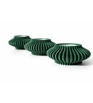 Aura Serisi – 3’lü Dekoratif Mumluk - Tealight Mum Hediyelli