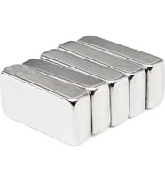 Magnet 5 Adet Neodyum Mıknatıs Dikdörtgen 20X10X5 Mm