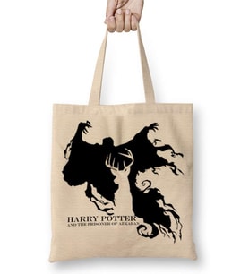 Harry Potter Patronus Bez Çanta Uzun Saplı