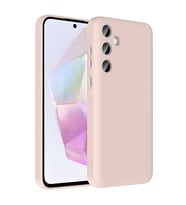 Samsung Galaxy A56 Uyumlu Kılıf Kamera Korumalı Kartlık Hazneli Zore Vitra Kapak (Pembe)