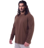 Erkek Büyük Beden 115 - 155 Kilo Arası Uygun Bedenli % 100 Pamuk Uzun Kol Bisiklet Yaka Sweatshirt