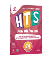 ARTIBİR YAYINLARI 8.SINIF HTS FEN BİLİMLERİ HAFTALIK TAKİP SİSTEMİ 24 DENEME