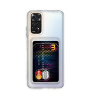 Xiaomi Redmi Note 11 Kılıf Kart Şeffaf Silikon - Şeffaf