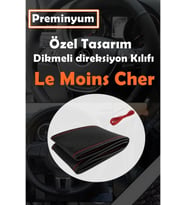 Suzuki XL-7 Uyumlu Oto Direksiyon Kılıfı Kırmızı Dikiş Estetik Görünüm Yüksek Kalite