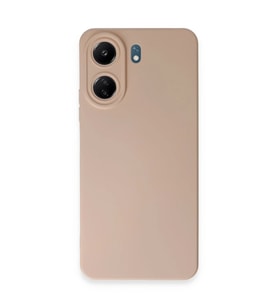 Xiaomi Redmi 13C Kılıf Nano içi Kadife Silikon - Pudra