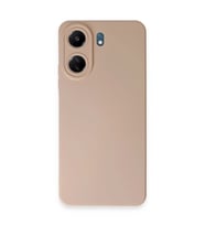Xiaomi Redmi 13C Kılıf Nano içi Kadife Silikon - Pudra
