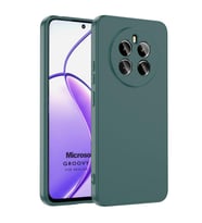 Microsonic Realme 12 Plus Kılıf Groovy Soft Koyu Yeşil (Koyu Yeşil)