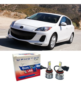 Mazda 3 Led Xenon Kısa Far Ampulü H11 Duo Yeni Seri Beyaz 2009-2013