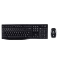 Logitech MK270 Kablosuz Klavye Set Mm Q Tr Siyah