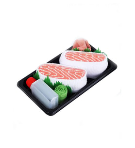Somon Nigiri Sushi Çorap (Somon Pembe)