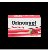 Urinonvef Cranberry(Vaksiniyum Ekstresi) İçeren Takviye Edici Gıda 30 Kapsül