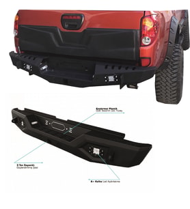 Mitsubishi L200 Arka Tampon Komple Ledli Off Road Tip 2006-2011