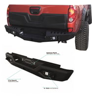 Mitsubishi L200 Arka Tampon Komple Ledli Off Road Tip 2006-2011