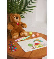 2 Adet Okul Orta Boy Resim Defteri 23*33cm Güzel Evim Karton Kapak Spiralli 15 Yaprak Set