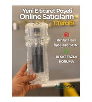 18x33 cm 10 Adet Havalı Poşet Airbag Airbed Ambalaj (20’li-50’li-100’lü Mevcut)
