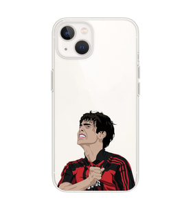 Iphone 14 PLUS Uyumlu Kaka Leite Futbol Tasarımlı Şeffaf Telefon Kılıfı