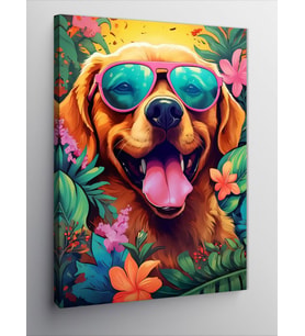 Kanvas Tablo Sevimli Köpek