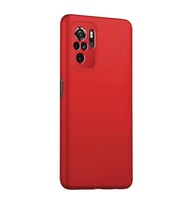 Xiaomi Redmi Note 10 Premium Silikon Kılıf Bordo