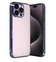 iPhone 15 Pro Max Razer Lensli Silikon - Lacivert