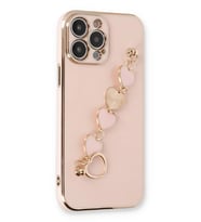 Mey İthalat® iPhone 14 Pro Kılıf Esila Silikon - Pudra