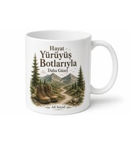 Dağcı Doğa Yürüyüşü Temalı Baskılı Kupa Hediye