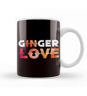 Ginger Love Redhead Red Hair Haired Orange Head Irish Kupa Bardak Porselen