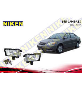 Toyota Corolla Sis Lambası Sağ + Sol Takım Tesisatlı 2005--2008