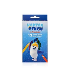 Adel Pengu Üçgen 12’Li Jumbo Boya Kalemi