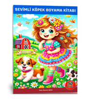 Sevimli Köpek Boyama Kitabı (Laminasyonlu Örnek Boyamalar)