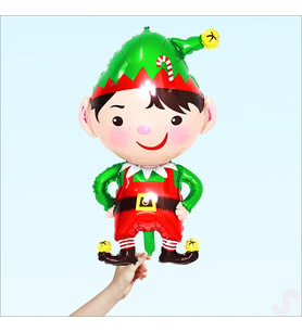 Noel Elf Folyo Balon 85cm x 58cm