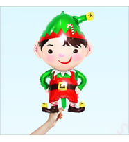 Noel Elf Folyo Balon 85cm x 58cm