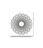 DBSanatevi Mandala Sarmal Halkalar Tablo 35 X 35 Cm