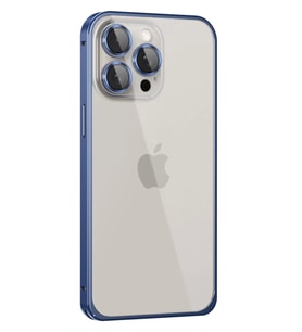 Joko Apple iPhone 15 Pro Max Metal Bumper Mat Kapak - Lacivert