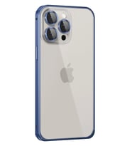 Joko Apple iPhone 15 Pro Max Metal Bumper Mat Kapak - Lacivert