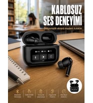 Northcity 2. Nesil Pro Ekranlı Kablosuz Bluetooth Kulaklık - ANC, Spor ve Sesli Görüşme İçin Mükemmel Çözüm