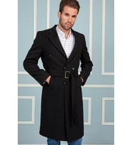 PLT8382 DEWBERRY ERKEK PALTO-SİYAH
