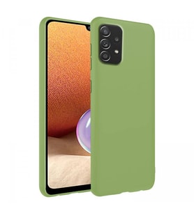 Samsung Galaxy A33 İnce Mat Silikon Kılıf Yeşil
