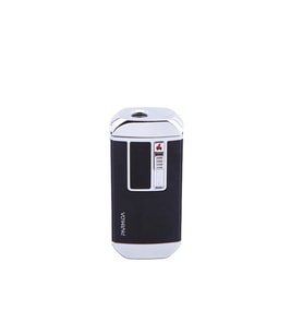 Siyah-Gümüş Multifonksiyonel Çakmak (Tek Torch Pürmüz Puro Çakmağı, Elektrikli Çakmak, Powerbank, El Feneri) - TR4681