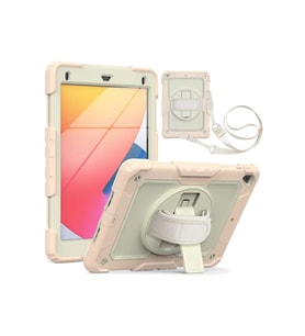 İpad 5 Air 9.7 Kılıf Strap New Tablet Kapak - Pembe Diğer Diğer