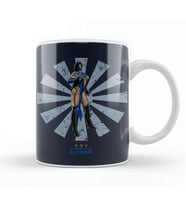 Kitana Retro Japanese Mortal Kombat Kupa Bardak Porselen